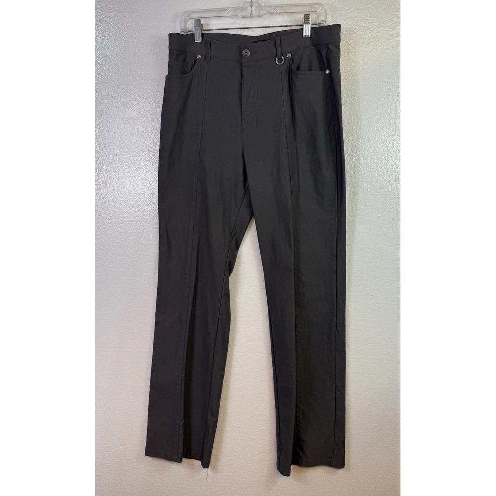 Ur Rebel Women's Pants Sz 14 Gray Stretch Chinos Straight Hipster Casual Sport